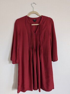 Burnt orange/red dress